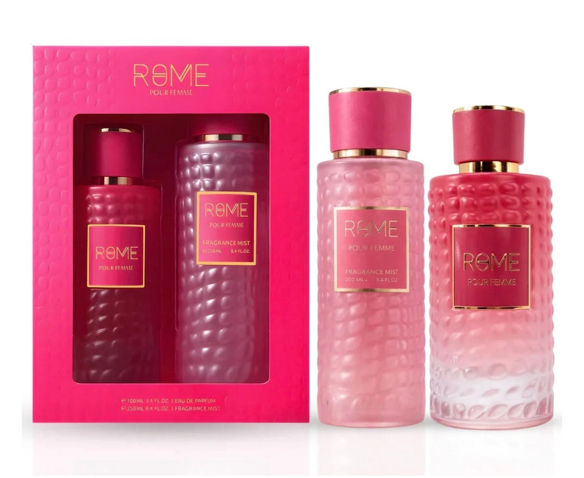 2 PIECE SET ROME POUR FEMME EDP - 3.4OZ + 8.4OZ BY BHARARA