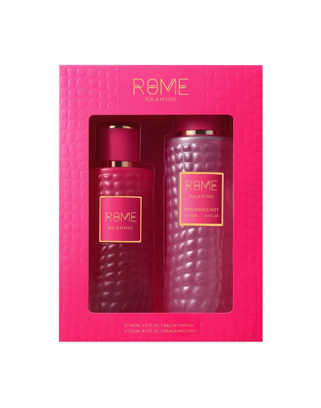 2 PIECE SET ROME POUR FEMME EDP - 3.4OZ + 8.4OZ BY BHARARA