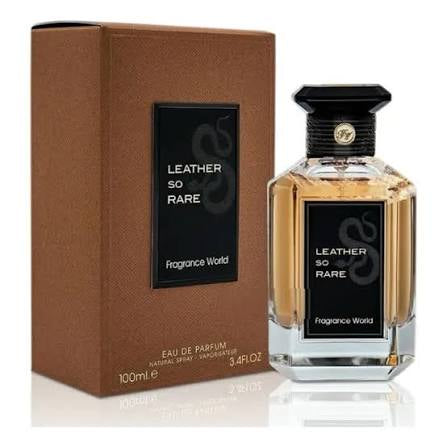 Leather So Rare Eau De Parfum By Fragrance World 100ml 3.4 FL OZ