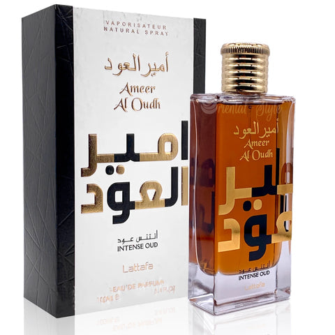 Lattafa Ameer Al Oud Intense Oud - Eau de Parfum Unisex - 100 ML (3.4OZ)