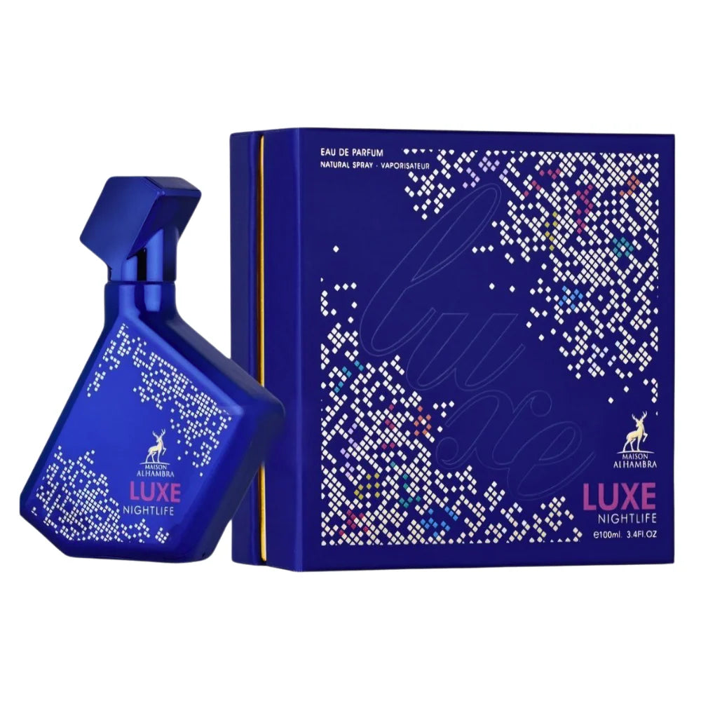 LUXE NIGHTLIFE UNISEX EDP - 100ML (3.4oz) BY MAISON ALHAMBRA